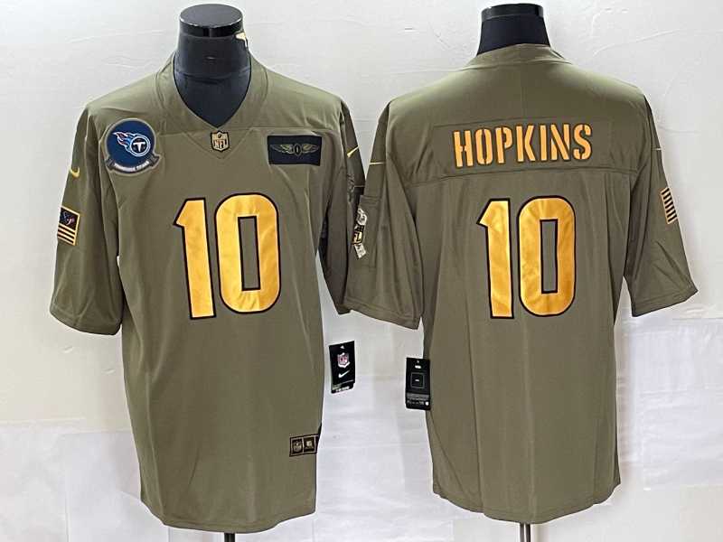 Men's Tennessee Titans #10 DeAndre Hopkins Olive Gold 2019 Salute To Service Stitched Nike Limited Jersey,We sell and wholesale Men's Tennessee Titans #10 DeAndre Hopkins Olive Gold 2019 Salute To Service Stitched Nike Limited Jersey on line form chian!